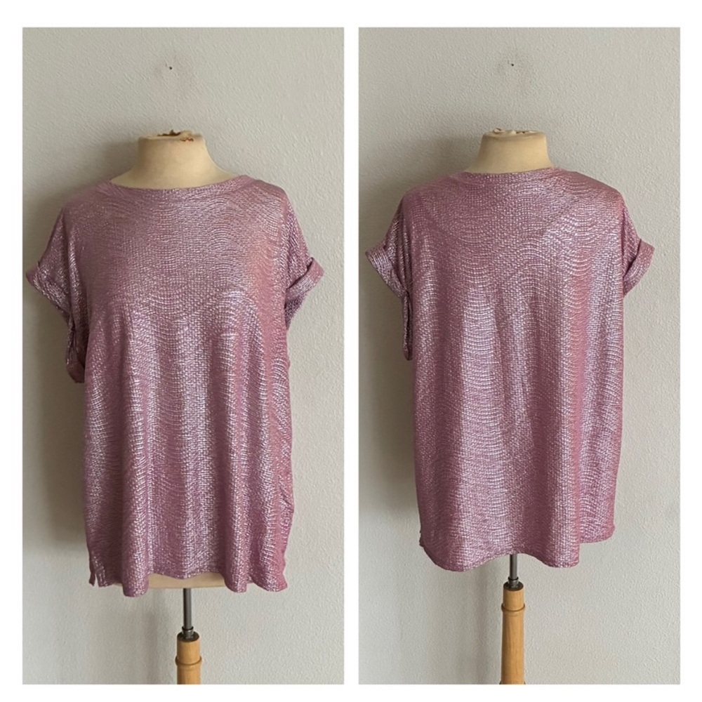 WAS $25 Topshop metallic tee